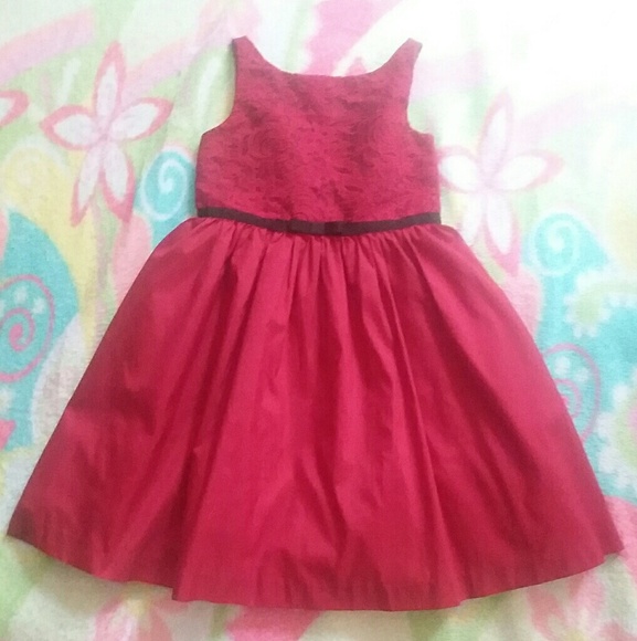 Janie and Jack Other - 🔦$8🔥JANIE & JACK RED GIRL'S DRESS Sz 6